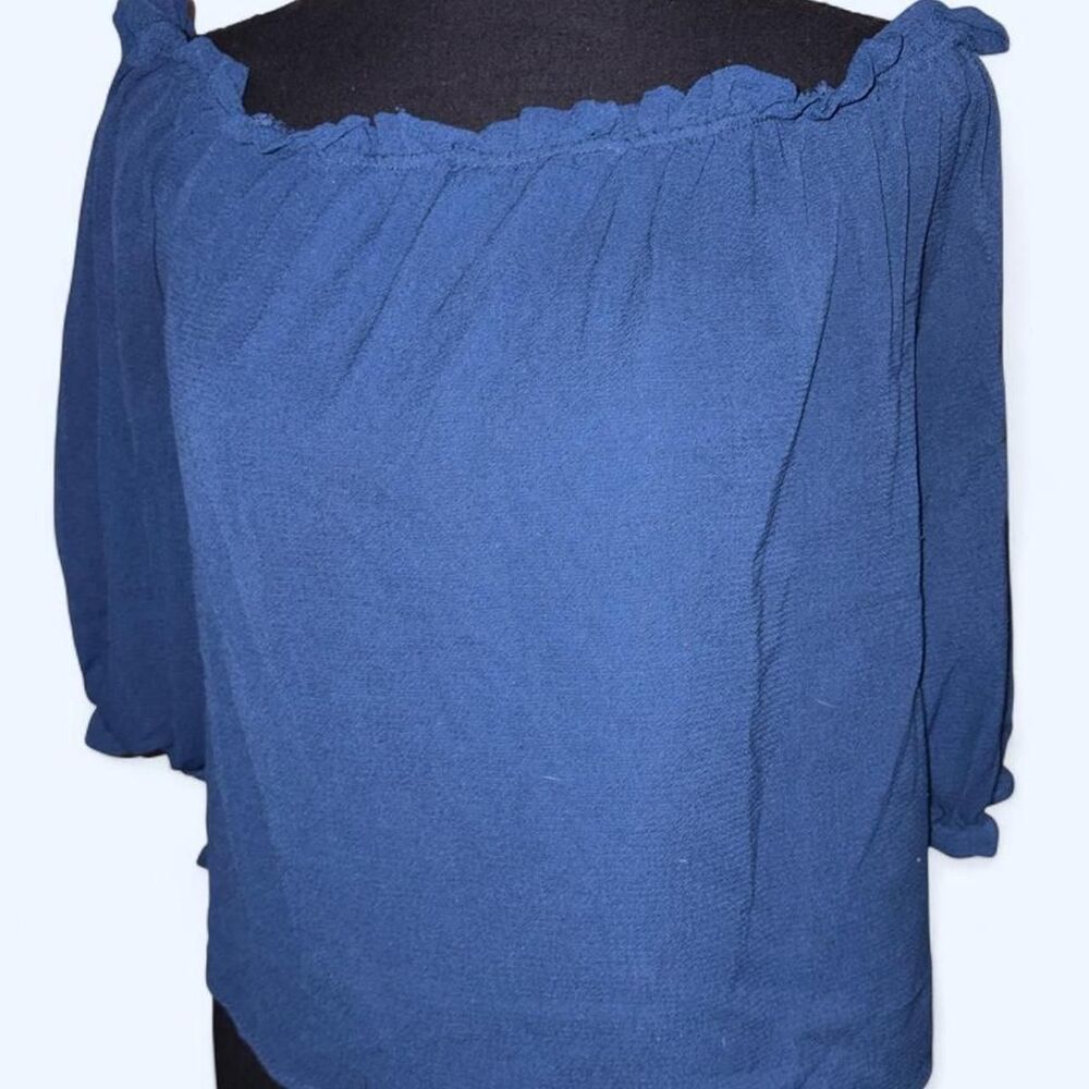 Rue-21 Women's Blue and Navy Blouse